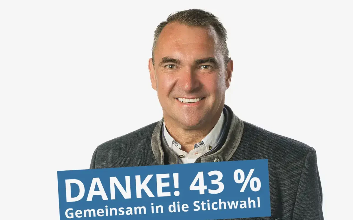 Alfred Holzner Stichwahl am 22.03.2026